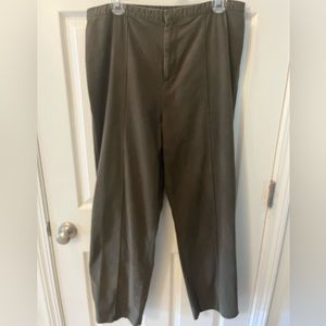 White Stag Wide Leg Olive Green Pants